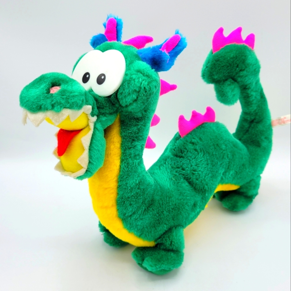 Vintage Dragon Plush From Shalom Toy Co